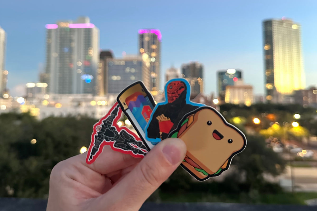 AbraHamSandwich 4-Sticker Pack - PREORDER